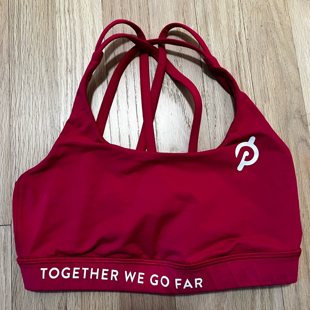 Lululemon x Peloton Energy Sports Bra "Together We Go Far" - Womens size 4